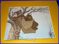 FOX AND THE HOUND Animation Cels Walt Disney Production Art screen Used OWL X1