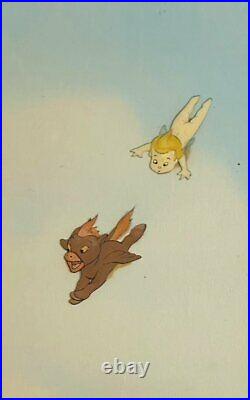 Fantasia Production Cel Courvoisier Pegasus and Cupid Walt Disney Studios 1940