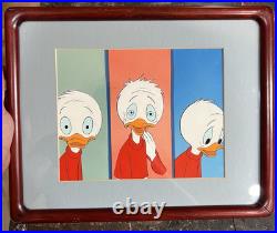 Framed Disney Hand Painted Production Cel Art Duck Tales