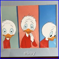 Framed Disney Hand Painted Production Cel Art Duck Tales