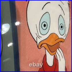 Framed Disney Hand Painted Production Cel Art Duck Tales