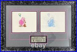 Franken Berry & Count Chocula Original Hand Painted Production Cel with Drawing
