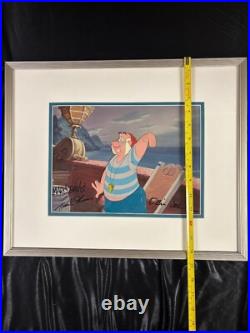 G2U Walt Disney Peter Pan Smee original production cel 1953 SIGNED 3 Nine Old Me