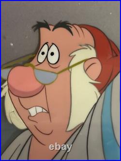 G2U Walt Disney Peter Pan Smee original production cel 1953 SIGNED 3 Nine Old Me