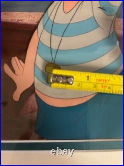 G2U Walt Disney Peter Pan Smee original production cel 1953 SIGNED 3 Nine Old Me