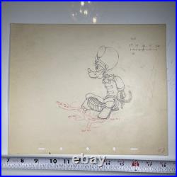 GOOFY Production Art Animation Cel WALT DISNEY 1937 MICKEY'S AMATEURS I10