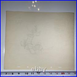 GOOFY Production Art Animation Cel WALT DISNEY 1937 MICKEY'S AMATEURS I10