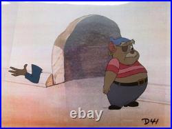 GREAT MOUSE DETECITVE Walt DIsney ORIGINAL PRODUCTION CEL sherlock holmes