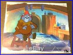 GUMMI BEARS (1985) Original Production Cel Disney Animation Art Tummi Background