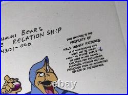 GUMMI BEARS ANIMATION CEL Walt Disney Cartoon Vintage Adventures Of Anime II0