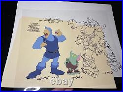 GUMMI BEARS ANIMATION CEL Walt Disney Cartoon Vintage Adventures Of Anime II0