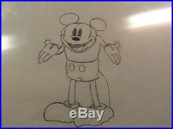 Giantland Walt Disney Productions Cel 1933, Original Drawing Of Mickey Mouse