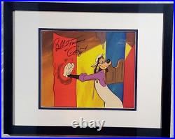 Goof Troop original production GOOFY cel Painting Hand Signed Bill Farmer