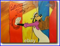 Goof Troop original production GOOFY cel Painting Hand Signed Bill Farmer