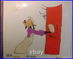 Goof Troop original production GOOFY cel Painting Hand Signed Bill Farmer