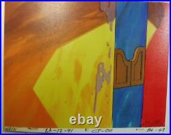 Goof Troop original production GOOFY cel Painting Hand Signed Bill Farmer