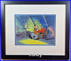 Goof Troop original production Goofy cel Hand Signed Bill Farmer JSA Cert