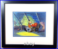 Goof Troop original production Goofy cel Hand Signed Bill Farmer JSA Cert