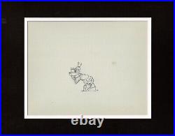 Goofy Mickey 1937 Production Animation Cel Drawing Disney Hawaiian Holiday 635