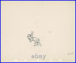 Goofy Mickey 1937 Production Animation Cel Drawing Disney Hawaiian Holiday 635