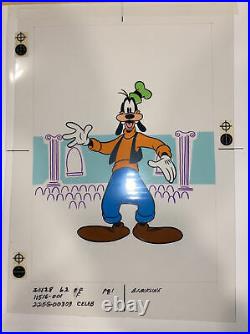 Goofy Walt Disney Original Animation Production Cel Art 6x 8