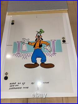 Goofy Walt Disney Original Animation Production Cel Art 6x 8