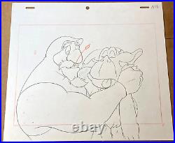 Gummi Bears (1985) Original Production cel & Drawing disney Duke Igthorn Toadie