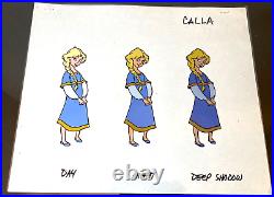Gummi Bears (1985) Princess Calla Original Model Production Cel Disney animation