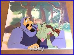 Gummi Bears (1985) Production cel FIRST SEASON Igthorn Toadies Wild Ride Disney