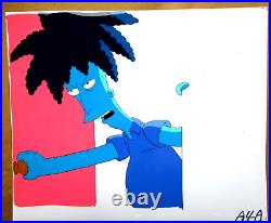 HUGE SIDESHOW BOB 1992 THE SIMPSONS FOX Disney ORIGINAL PRODUCTION CEL