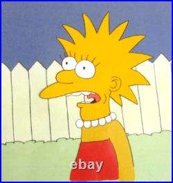 Head Only 1988 Tracey Ulman Lisa Simpsons Fox Disney Original Production Cel