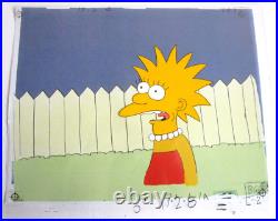 Head Only 1988 Tracey Ulman Lisa Simpsons Fox Disney Original Production Cel