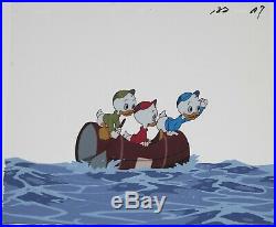 Huey Dewey Louie Walt Disney DuckTales Production Animation Cel Drawing Scrooge