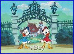 Huey Dewey Walt Disney DuckTales Production Animation Cel Drawing Louie Scrooge