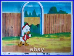Huey Ducktales Disney Original Hand Painted Animation Production Cel