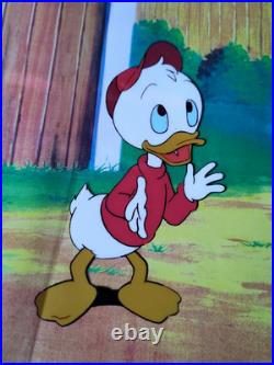 Huey Ducktales Disney Original Hand Painted Animation Production Cel