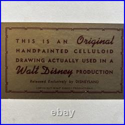 Humphrey The Bear Disney Art Corner 1950s Animation Production Cel