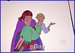 Hunchback of Notre Dame II Pan Production Background and Cel Key Master Disney