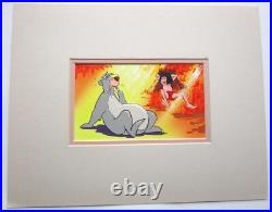 JUNGLE BOOK mowgli bear drawing ORIGINAL PRODUCTION BOOK ART PAINTING not cel
