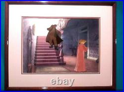 Jim Dear, Darling Disney Production Cels From Lady And The Tramp, Mint Framed