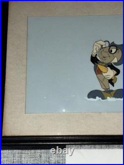 Jiminy Cricket Original Disney Art Corner Production Animation Cel