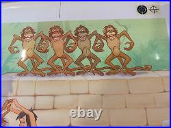 Jungle Book Mowgli Dancing Monkey Walt Disney Original Animation Pro Cel Art