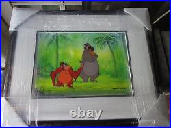 Jungle Cubs Baloo, Mowgli & King Louie Disney production cel