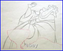 KING HUBERT 1959 SLEEPING BEAUTY Walt Disney ORIGINAL PRODUCTION cel DRAWING