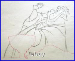 KING HUBERT 1959 SLEEPING BEAUTY Walt Disney ORIGINAL PRODUCTION cel DRAWING