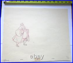 KING HUBERT 1959 SLEEPING BEAUTY Walt Disney ORIGINAL PRODUCTION cel DRAWING