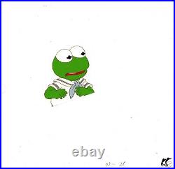 Kermit the Frog Walt Disney Muppet Babies Animation Cel n Drawing Jim Henson k5