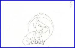 Kim Possible Walt Disney KEY Production Animation Cel Drawing 2002-7 B07251