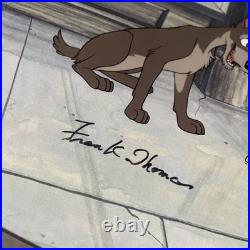 LADY AND THE TRAMP Animation Cel Limited Edition Walt Disney Autograph Art X1