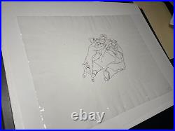 LADY AND THE TRAMP Cel Walt Disney Production Art 1950s ORIGINAL MODEL CEL X1